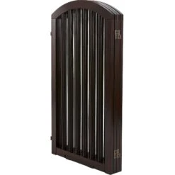 Frisco Arch 4-Panel Solid Wood Dog Gate -Dog Supplies Store 305152 PT3. AC SS1800 V1639669050