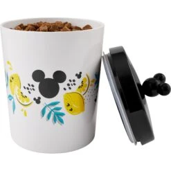 Disney Mickey Mouse Lemon Melamine Dog & Cat Treat Jar -Dog Supplies Store 315302 PT4. AC SS1800 V1646327545