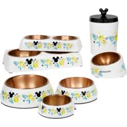 Disney Mickey Mouse Lemon Melamine Dog & Cat Treat Jar -Dog Supplies Store 315302 PT8. AC SS1800 V1647288772