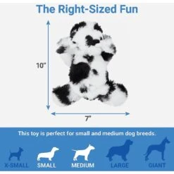 Frisco Cow Plush Squeaky Dog Toy & Playology Scented Dual Layer Ring Dog Toy -Dog Supplies Store 319488 PT2. AC SS1800 V1630623994