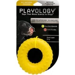 Frisco Cow Plush Squeaky Dog Toy & Playology Scented Dual Layer Ring Dog Toy -Dog Supplies Store 319488 PT4. AC SS1800 V1630619177