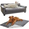 Frisco Sofa Pet Bed With Removable Cover & Frisco Eyelash Cat & Dog Blanket -Dog Supplies Store 319504 MAIN. AC SS1800 V1630624595