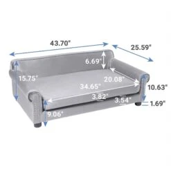 Frisco Sofa Pet Bed With Removable Cover & Frisco Eyelash Cat & Dog Blanket 13 Frisco Sofa Pet Bed With Removable Cover & Frisco Eyelash Cat & Dog Blanket -Dog Supplies Store 319504 PT2. AC SS1800 V1630626372