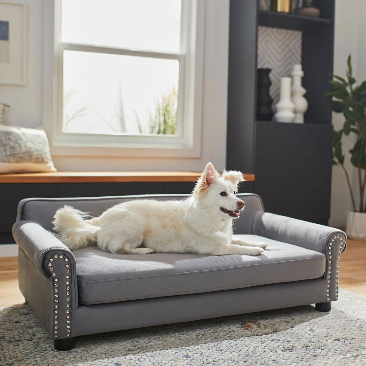 Frisco Sofa Pet Bed With Removable Cover & Frisco Eyelash Cat & Dog Blanket 7 Frisco Sofa Pet Bed With Removable Cover & Frisco Eyelash Cat & Dog Blanket - Image 5