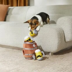 Frisco Beer & Keg Plush Squeaky Dog Toy, 4 Count -Dog Supplies Store 327047 PT3. AC SS1800 V1648667317