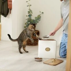 Frisco Premium Airtight Dog & Cat Food Storage Canister With Scoop -Dog Supplies Store 331486 PT3. AC SS1800 V1657656891