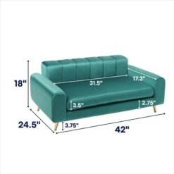 Frisco Elevated Art Deco Dog & Cat Sofa Bed With Removable Cover -Dog Supplies Store 331623 PT1. AC SS1800 V1680019229