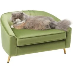 Frisco Elevated Curved Dog & Cat Sofa Bed With Removable Cover -Dog Supplies Store 331628 PT2. AC SS1800 V1643928761