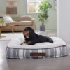 Frisco Farmhouse Rectangular Bolster Dog Bed W/ Removable Cover -Dog Supplies Store 333868 MAIN. AC SS1800 V1658717800