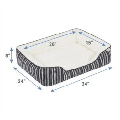 Frisco SW Stripe Rectangular Dog & Cat Cuddler 9 Frisco SW Stripe Rectangular Dog & Cat Cuddler -Dog Supplies Store 333893 PT1. AC SS1800 V1661364033