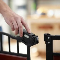 Frisco Wood Accents Extra Wide Auto-close Pet Gate, 30-in -Dog Supplies Store 352631 PT4. AC SS1800 V1657747161