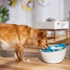 Frisco Ceramic Clouds Dog & Cat Fountain -Dog Supplies Store 355803 PT4. AC SS1800 V1665684810