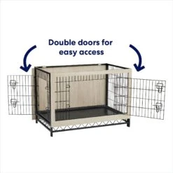 Frisco Easy Set-Up Wood Furniture Style Dog Crates -Dog Supplies Store 363840 PT4. AC SS1800 V1685459485