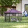 Frisco Outdoor Galvanized Steel 8-Panel Configurable Gate And Playpen With Oxford Roof -Dog Supplies Store 507086 MAIN. AC SS1800 V1668631337