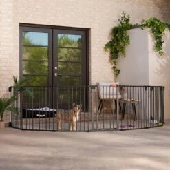 Frisco Outdoor Galvanized Steel 8-Panel Configurable Gate And Playpen With Oxford Roof 15 Frisco Outdoor Galvanized Steel 8-Panel Configurable Gate And Playpen With Oxford Roof -Dog Supplies Store 507086 PT4. AC SS1800 V1668631346