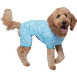 Frisco Blue Ocean Waves Dog & Cat Jersey PJs 10 Frisco Blue Ocean Waves Dog & Cat Jersey PJs -Dog Supplies Store 556142 PT3. AC SS1800 V1674829131
