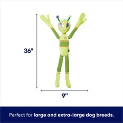 Frisco Halloween Alien Wagazoo Plush Squeaky Dog Toy, Extra Long -Dog Supplies Store 668134 PT1. AC SS1800 V1689283711