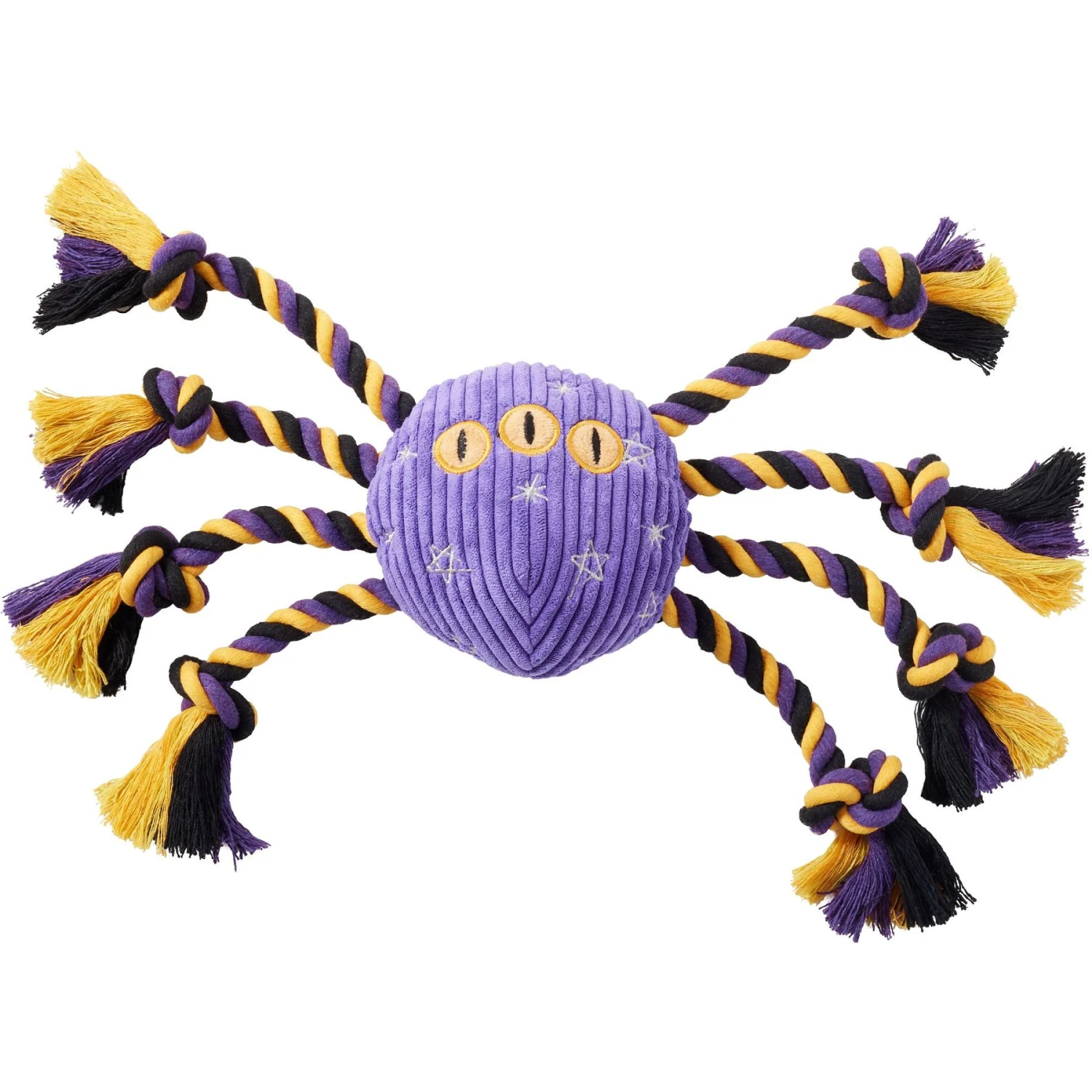 Frisco Halloween Magical Spider Plush With Rope Squeaky Dog Toy 3 Frisco Halloween Magical Spider Plush With Rope Squeaky Dog Toy