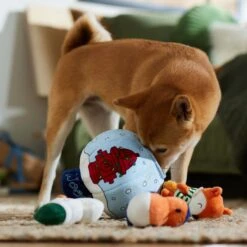 Frisco Holiday Melting Snow Globe Hide & Seek Puzzle Plush Squeaky Dog Toy -Dog Supplies Store 739910 PT3. AC SS1800 V1695045656