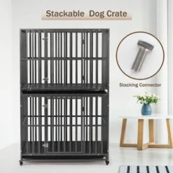 SMONTER Two Doors Heavy Duty Dog Crate -Dog Supplies Store 904190 PT6. AC SS1800 V1688398365