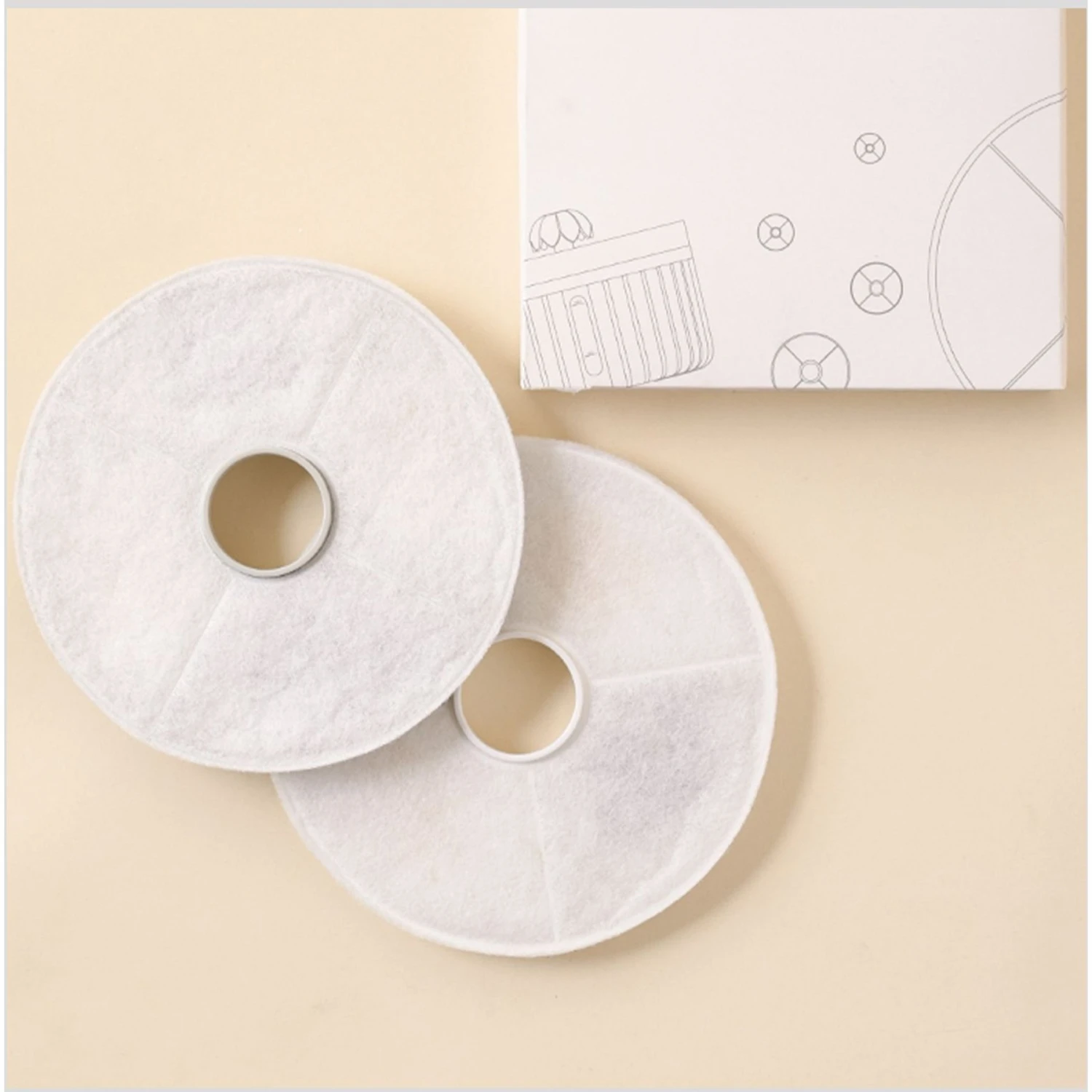 Hanamya Water Fountain Replacement Dog & Cat Filters, 4 Count 3 Hanamya Water Fountain Replacement Dog & Cat Filters, 4 Count