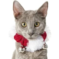 Frisco Holiday Dog & Cat Santa Hat, 1 Count & Frisco Jingle Bells Dog & Cat Holiday Collar With Bells, 1 Count -Dog Supplies Store 986254 PT6. AC SS1800 V1698258115